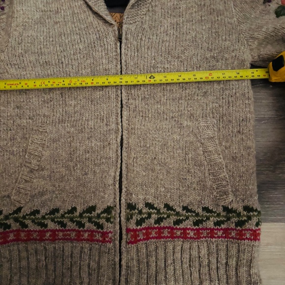 LOST HORIZON WOMEN'S WOOL HARTLEY SWEATER/COAT - Picture 10 of 10